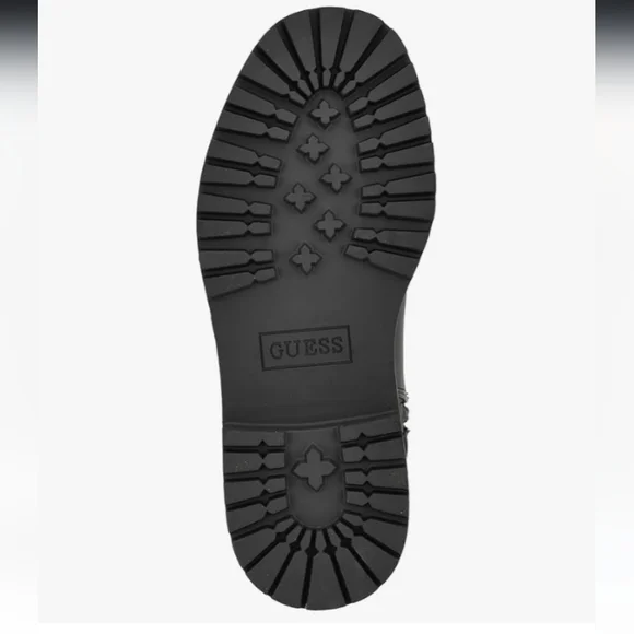 New w/Box Guess Jellio Vegan Leather 1/4 Zip Lug Sole Over The Knee Boots Size 7 - Picture 6 of 7